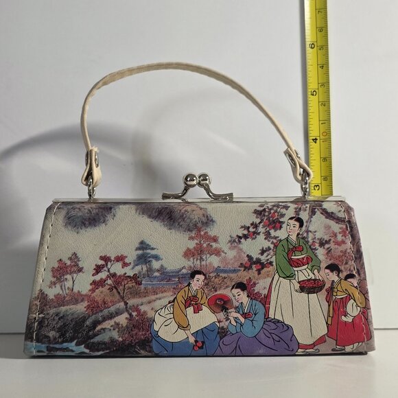 Vintage Asian Inspired Small Purse and Hand Clutch Wallet - Picture 2 of 7